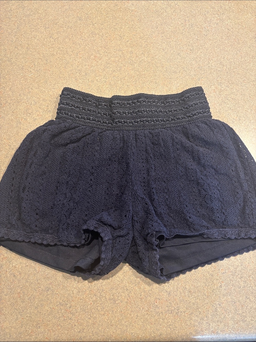 Maurices Navy Blue Lace Women's Shorts